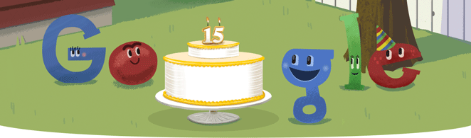 Google fête ses 15 ans !