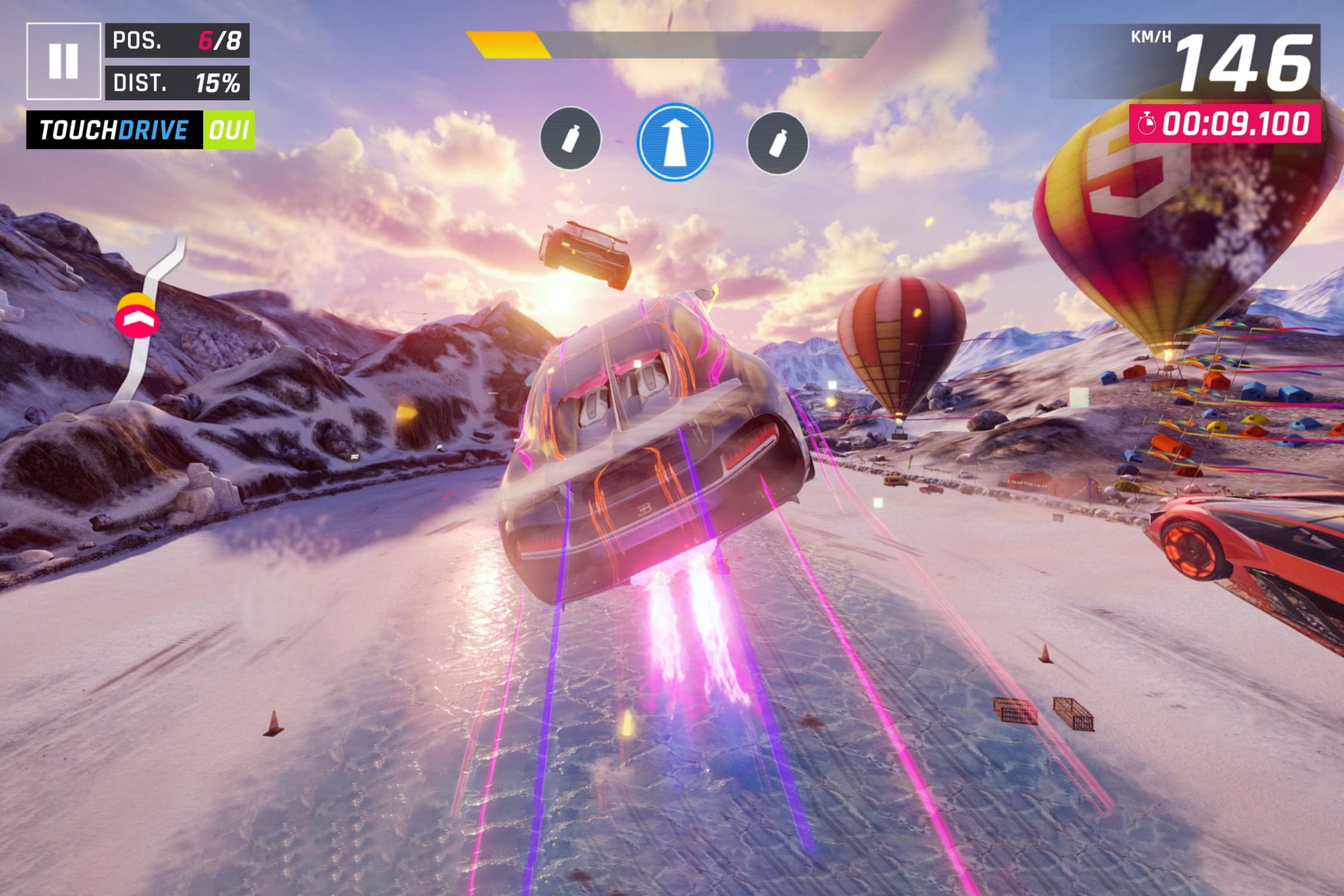 Affrontez les pilotes de rue les plus intrépides au monde et devenez la prochaine légende d'Asphalt dans ce divertissement proposé par les créateurs d'Asphalt 8 : Airborne.