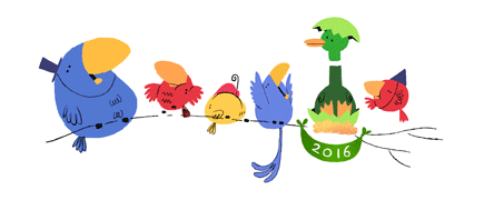 Google vous souhaite une Bonne Année 2016 !